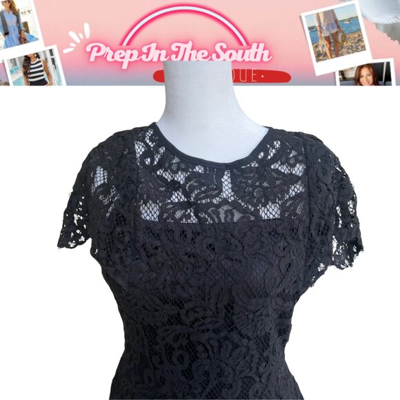 Chelsea & Violet Lace Pants Jumpsuit Romper Eyelash Hem Women’s S One Piece - Picture 7 of 12